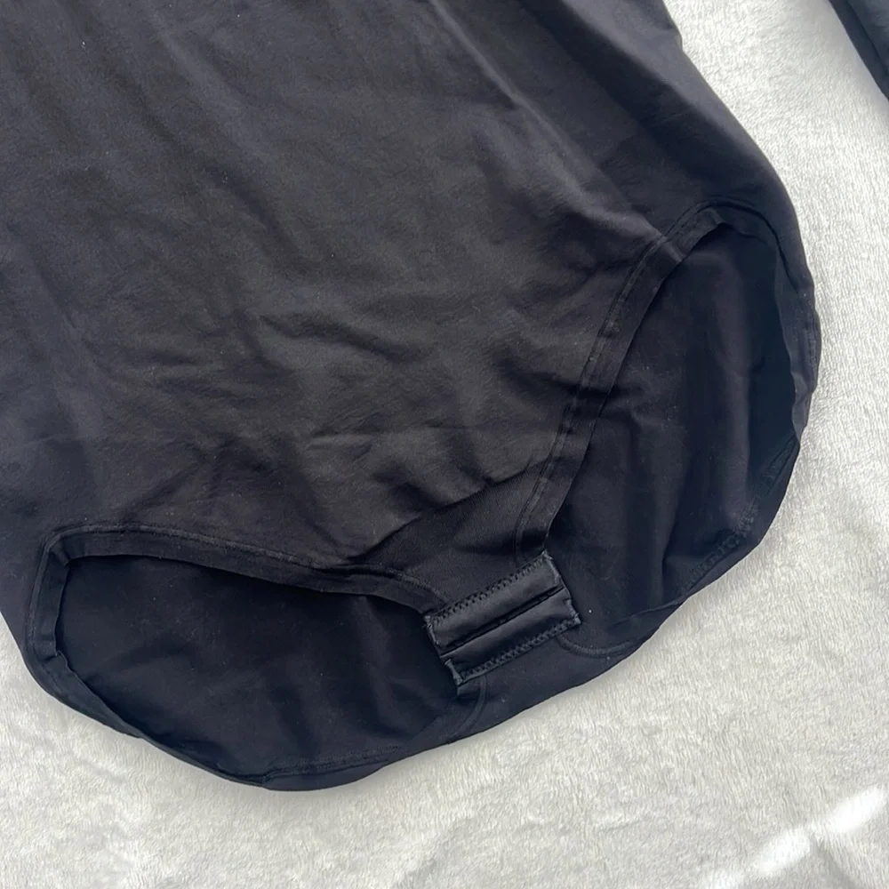 NEW Spanx S, M, L, XL The Base Bodysuit‎ Very Black, Long Sleeve